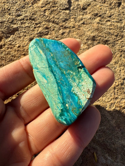 Peruvian Blue Opalina Slab 22g - Purple Door Alchemy