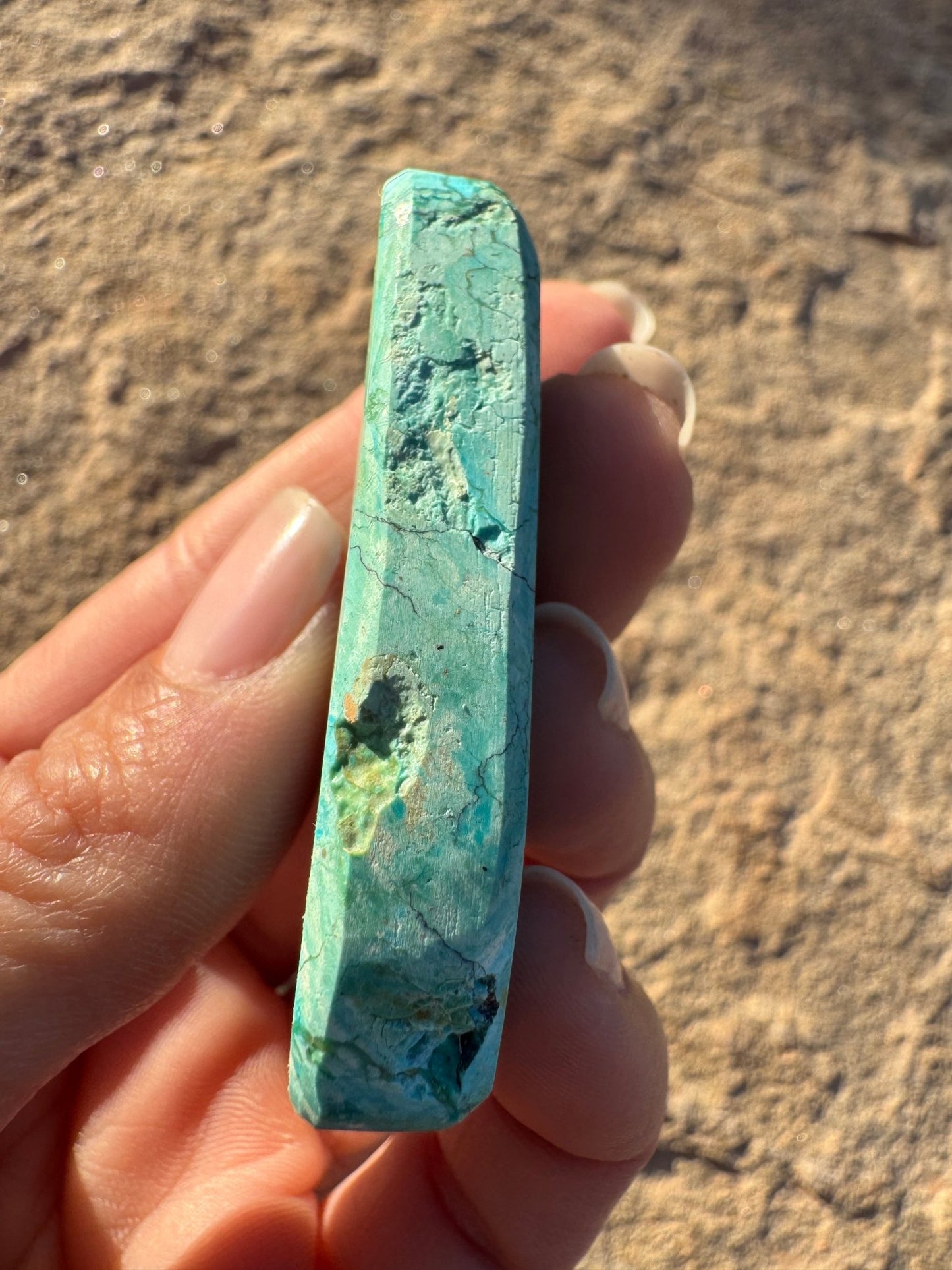 Peruvian Blue Opalina Slab 22g - Purple Door Alchemy