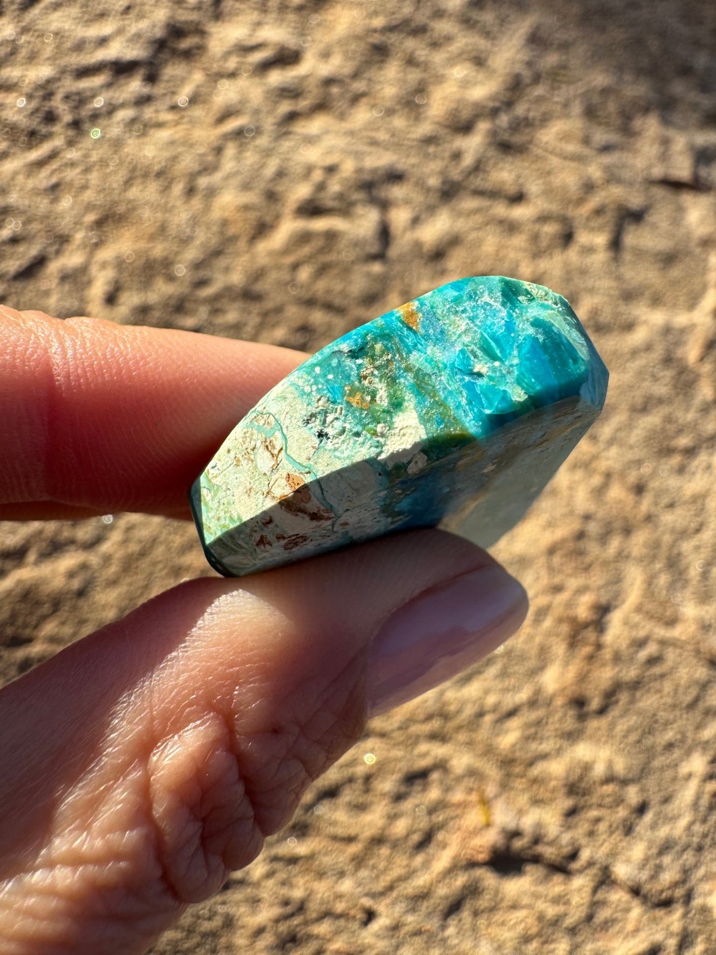 Peruvian Blue Opalina Slab 22g - Purple Door Alchemy