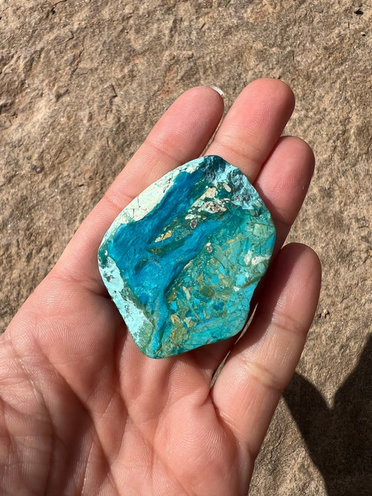 Peruvian Blue Opalina Slab 30g - Purple Door Alchemy