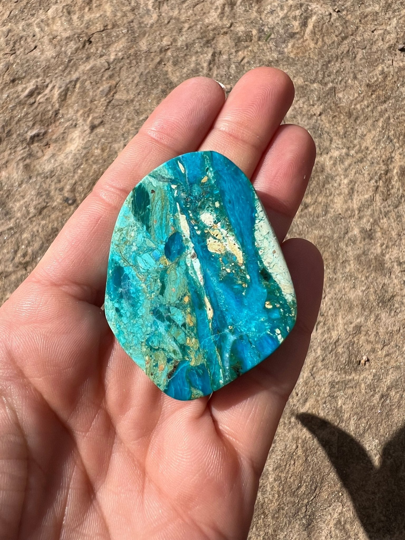 Peruvian Blue Opalina Slab 30g - Purple Door Alchemy