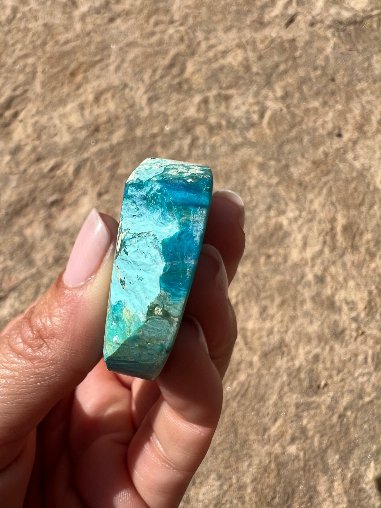 Peruvian Blue Opalina Slab 30g - Purple Door Alchemy