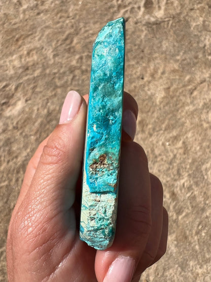 Peruvian Blue Opalina Slab 43g - Purple Door Alchemy