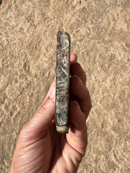 Peruvian Stromatolite Slab 129g - Purple Door Alchemy