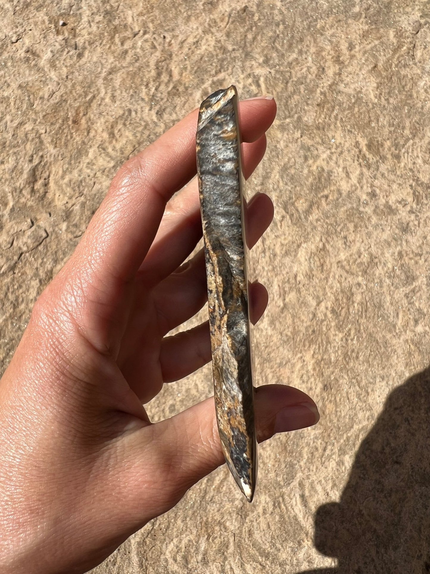 Peruvian Stromatolite Slab 129g - Purple Door Alchemy
