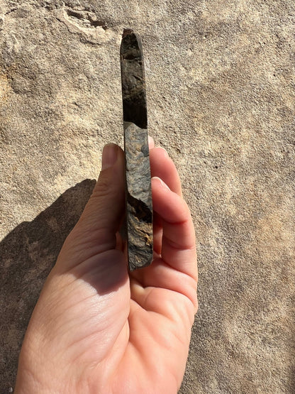 Peruvian Stromatolite Slab 135g - Purple Door Alchemy