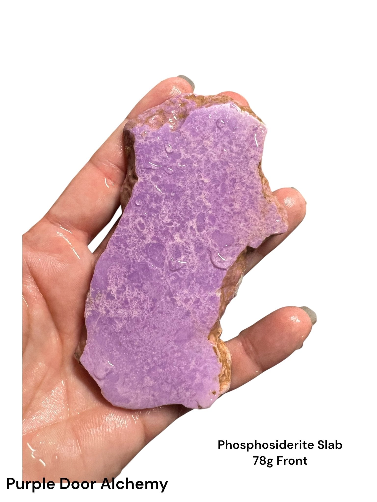 Phosphosiderite Slab 78g - Purple Door Alchemy