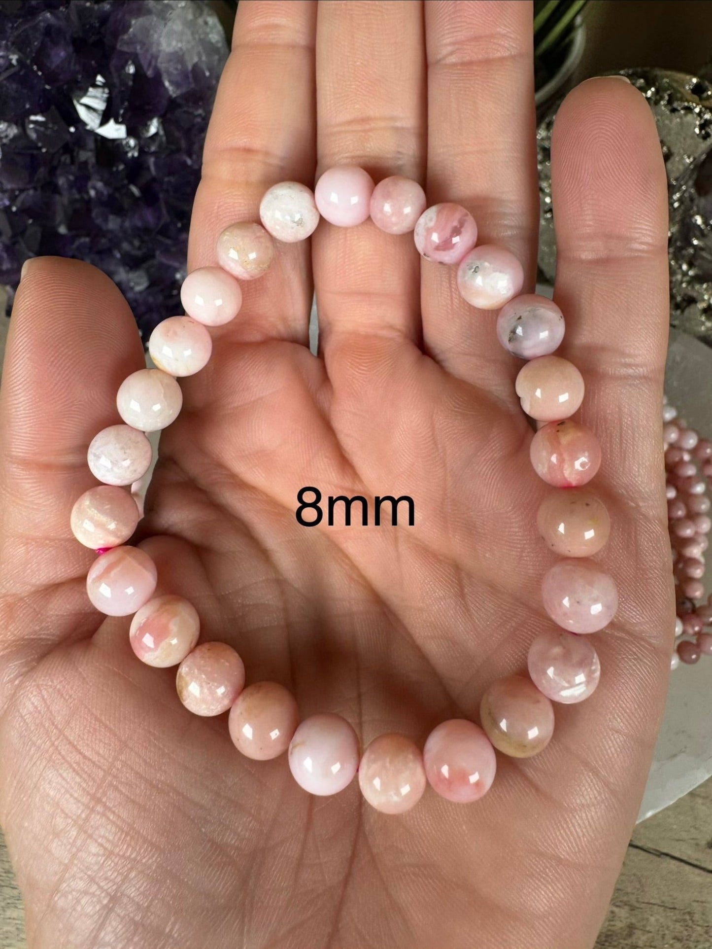 Pink Opal Bracelet - Purple Door Alchemy
