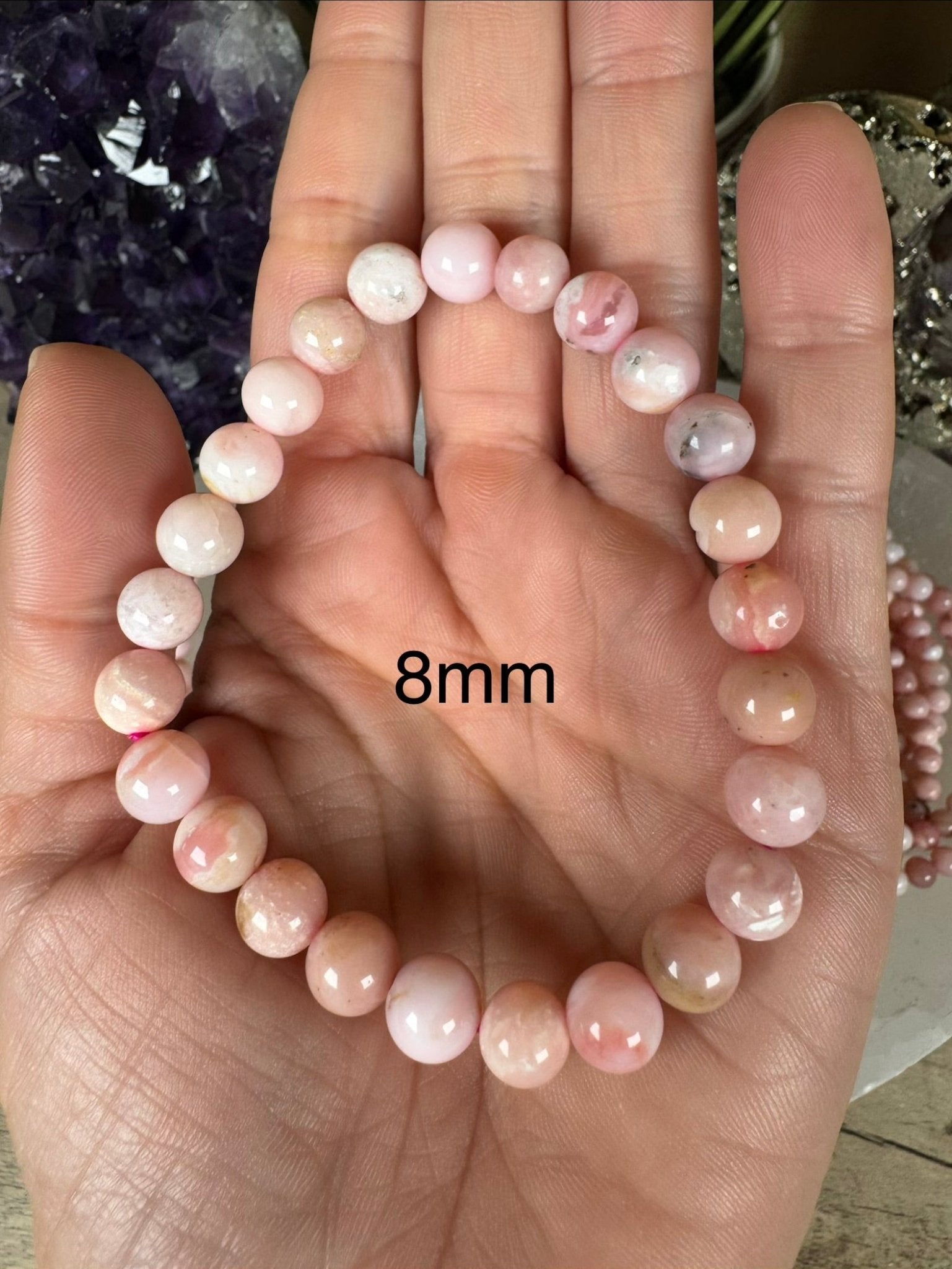 Pink Opal Bracelet - Purple Door Alchemy