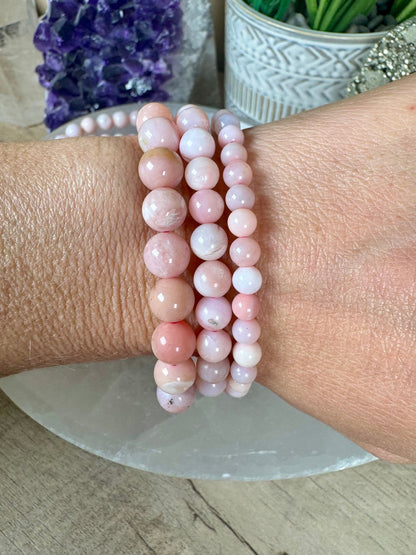 Pink Opal Bracelet - Purple Door Alchemy