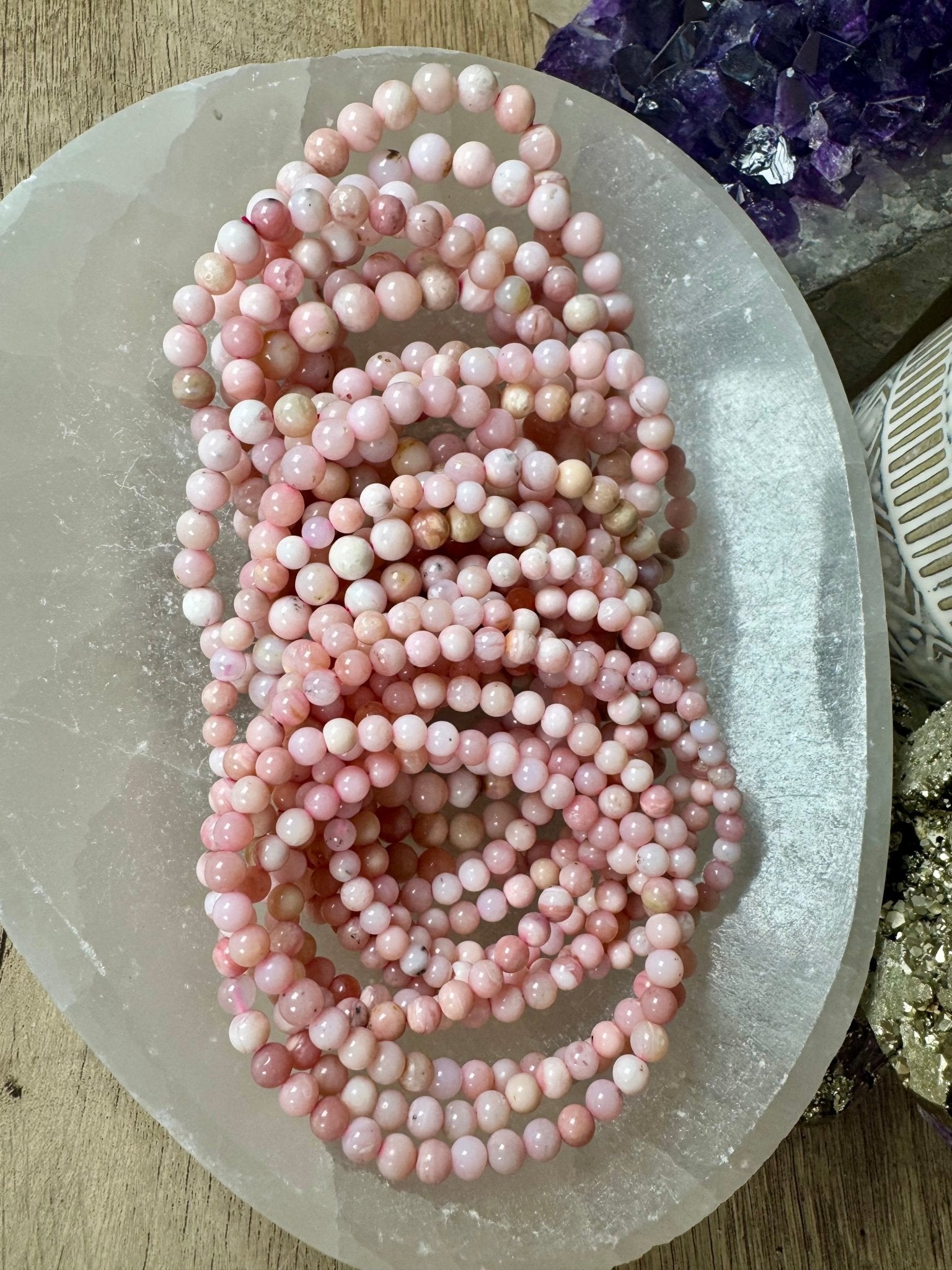 Pink Opal Bracelet - Purple Door Alchemy