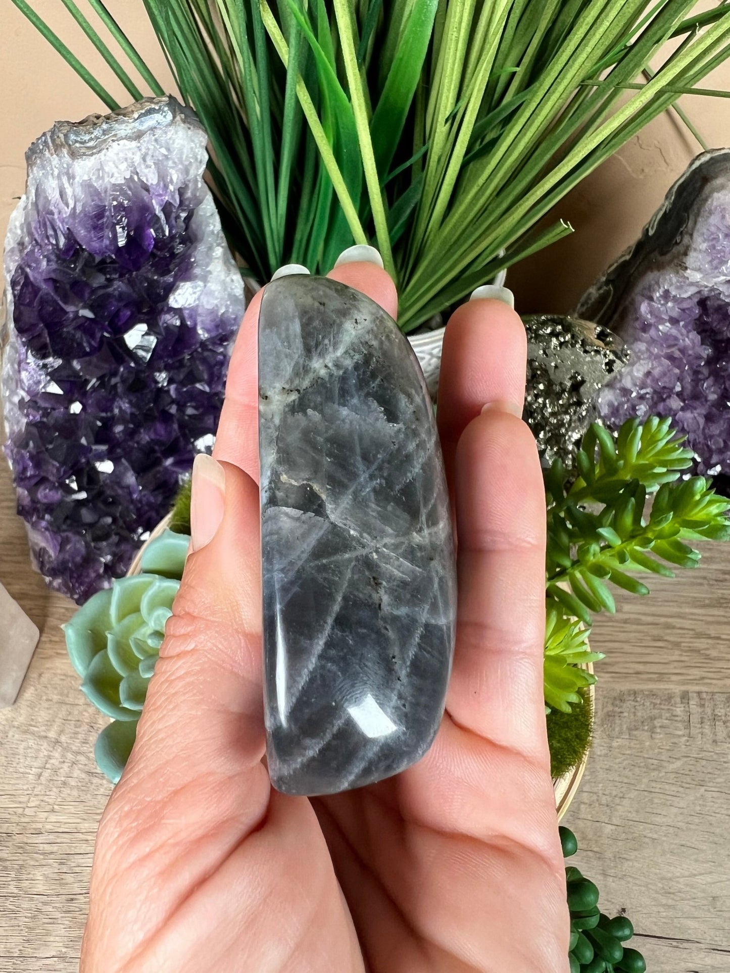 Polished Blue Labradorite Freeform 173g - Purple Door Alchemy