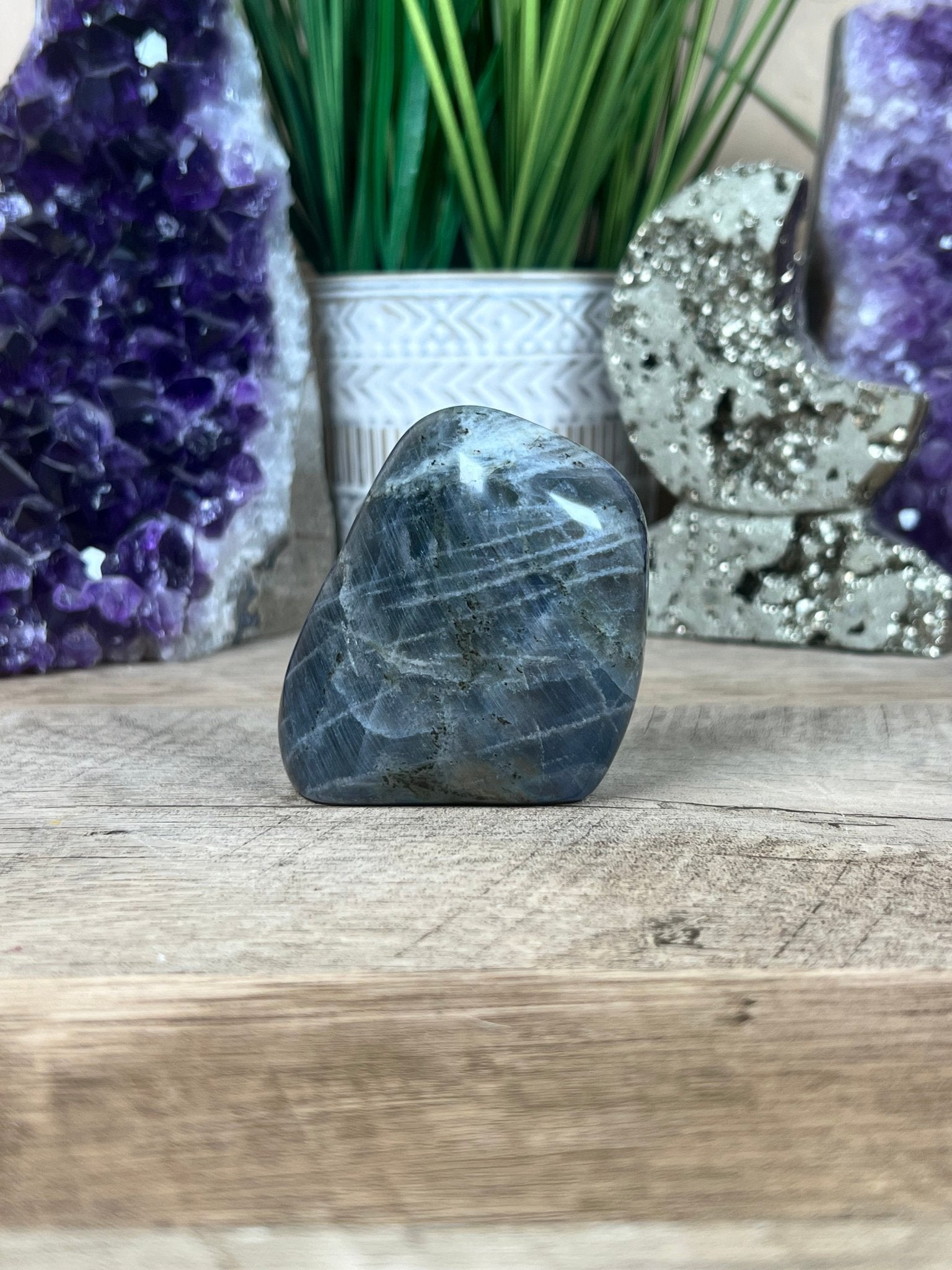 Polished Blue Labradorite Freeform 173g - Purple Door Alchemy