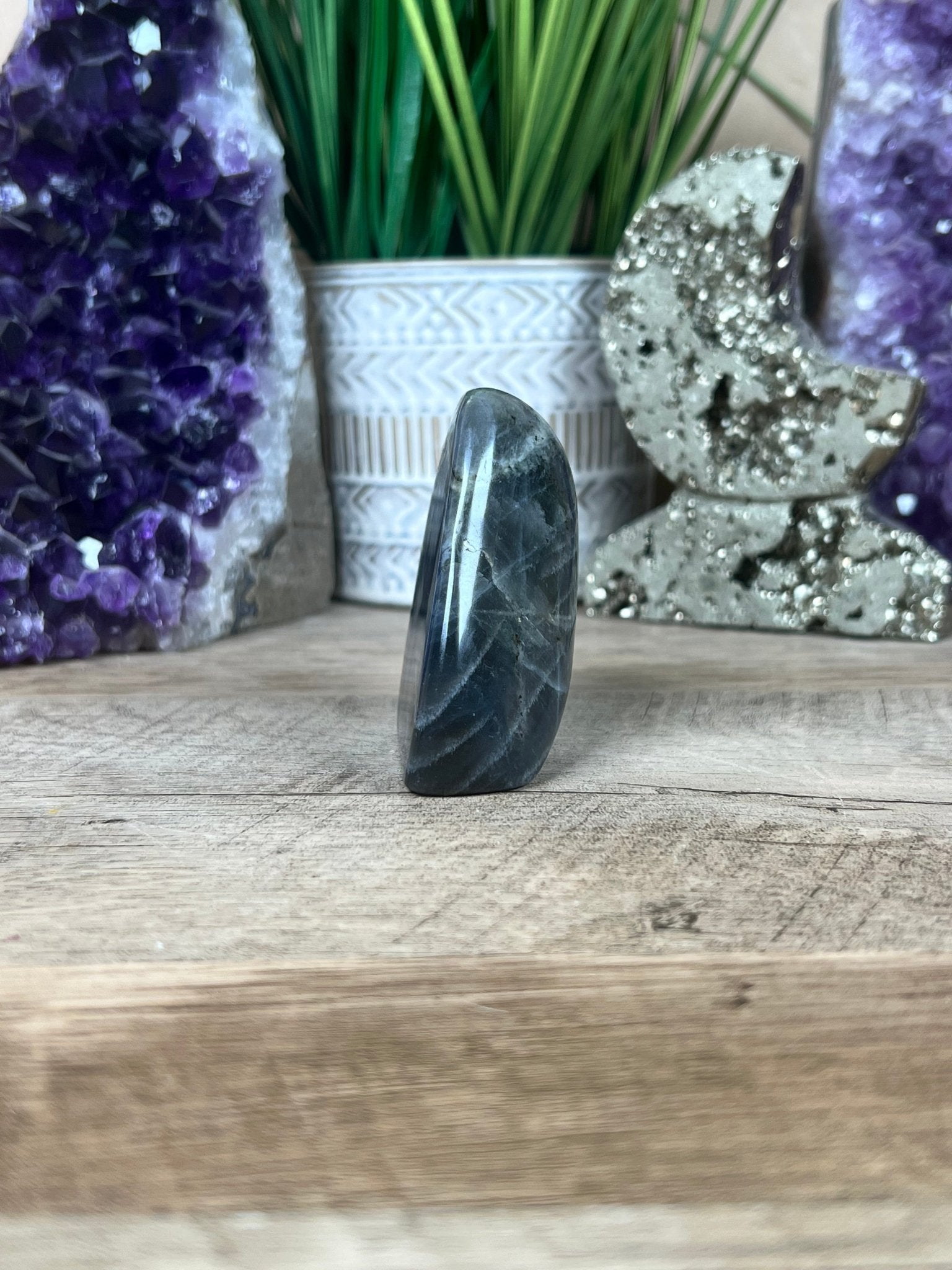 Polished Blue Labradorite Freeform 173g - Purple Door Alchemy