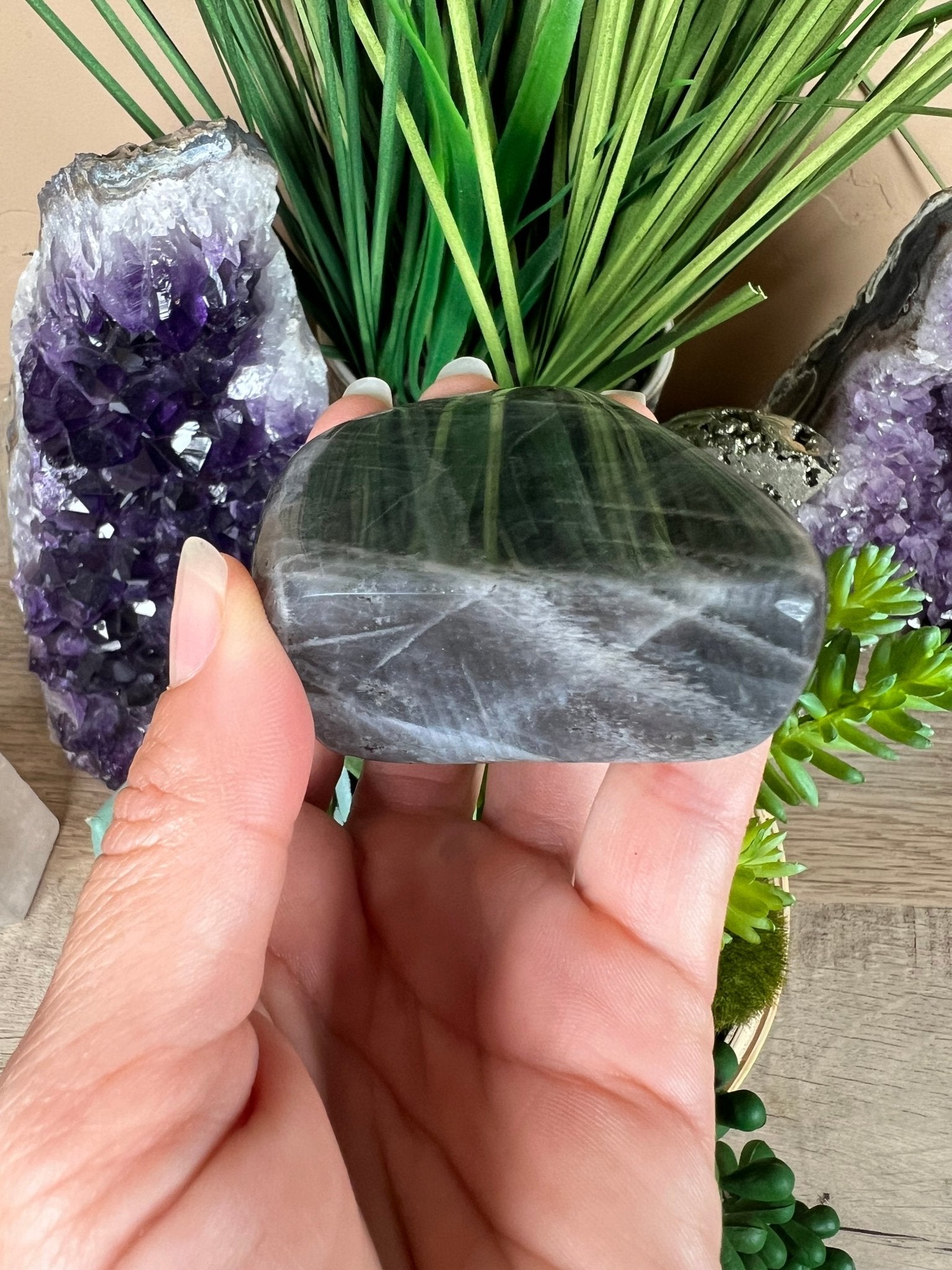 Polished Blue Labradorite Freeform 173g - Purple Door Alchemy