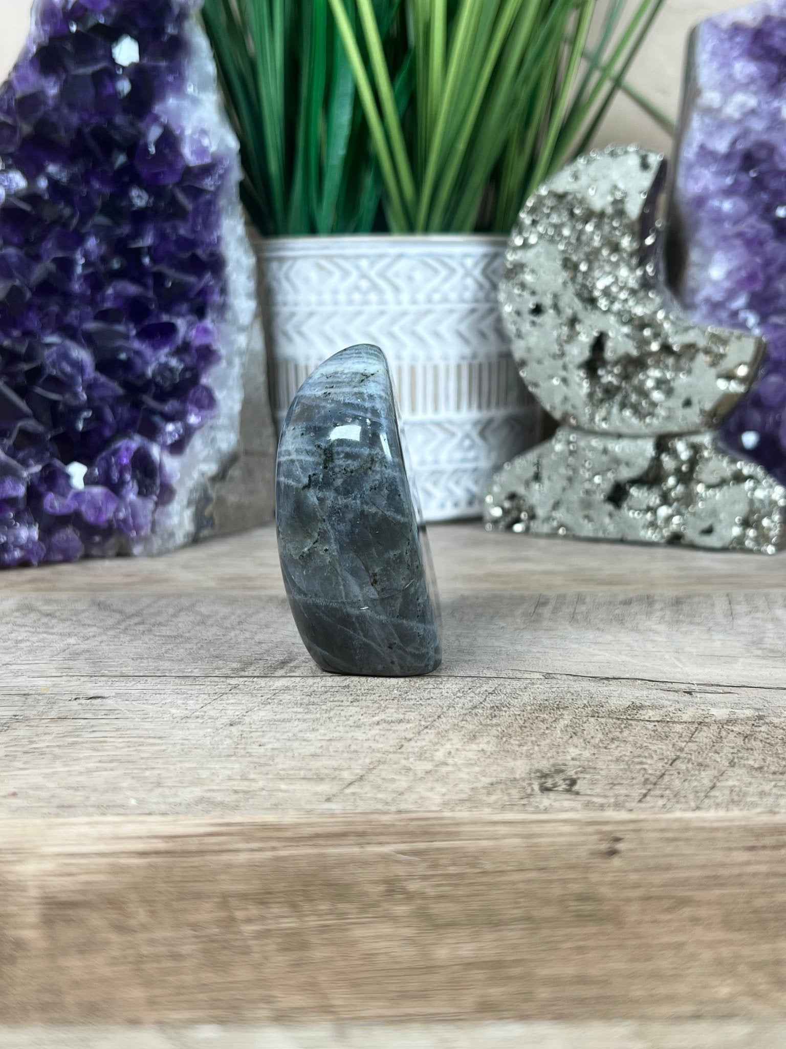 Polished Blue Labradorite Freeform 173g - Purple Door Alchemy