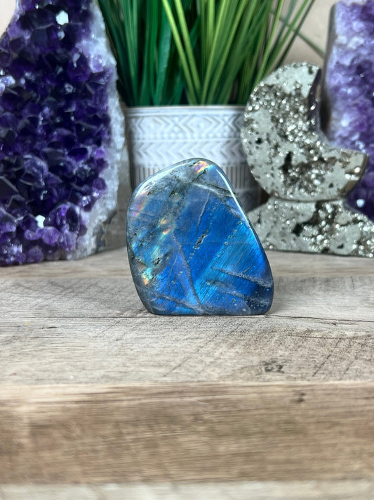 Polished Blue Labradorite Freeform 173g - Purple Door Alchemy