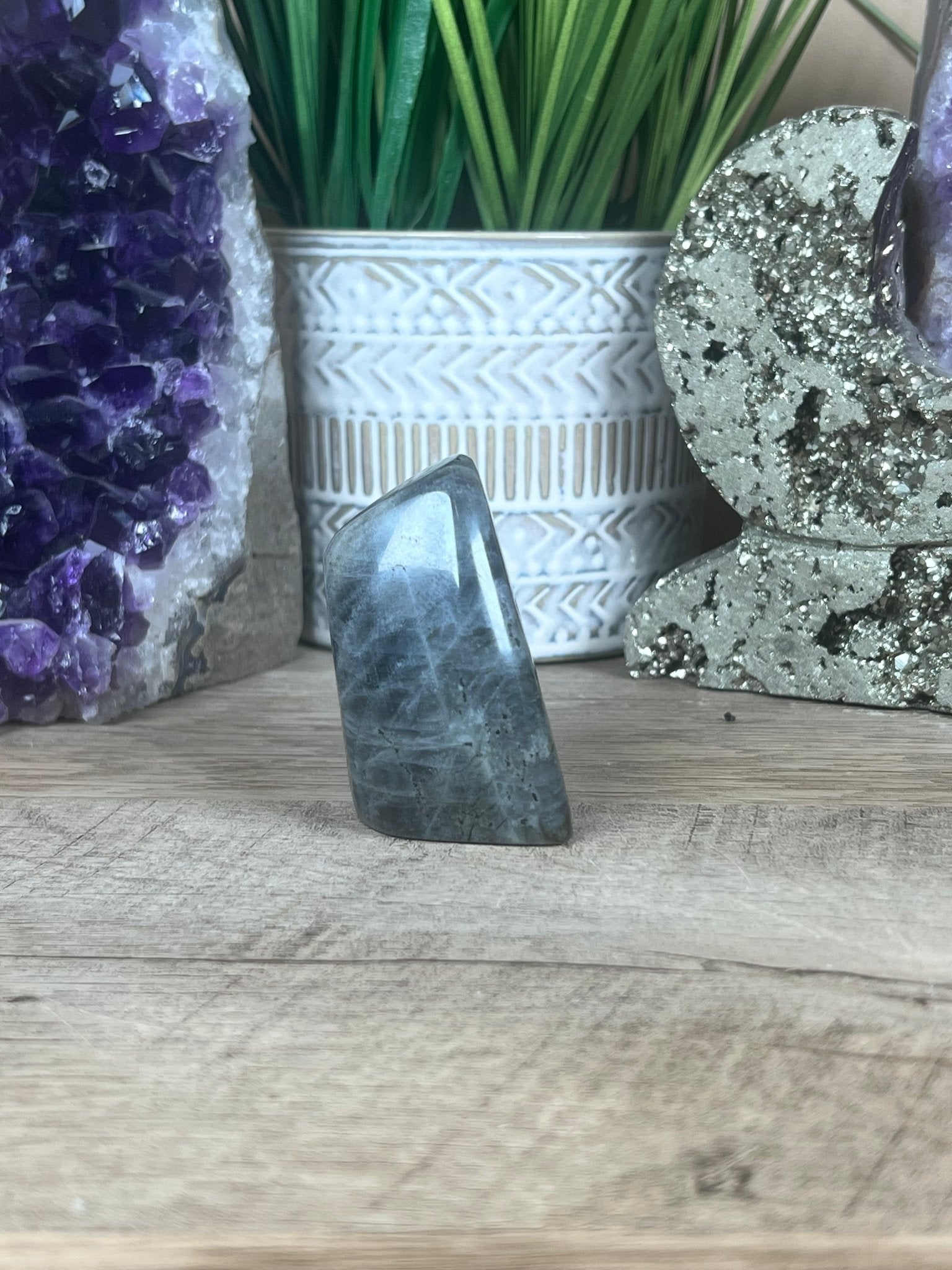 Polished Purple Labradorite Freeform 148g - Purple Door Alchemy