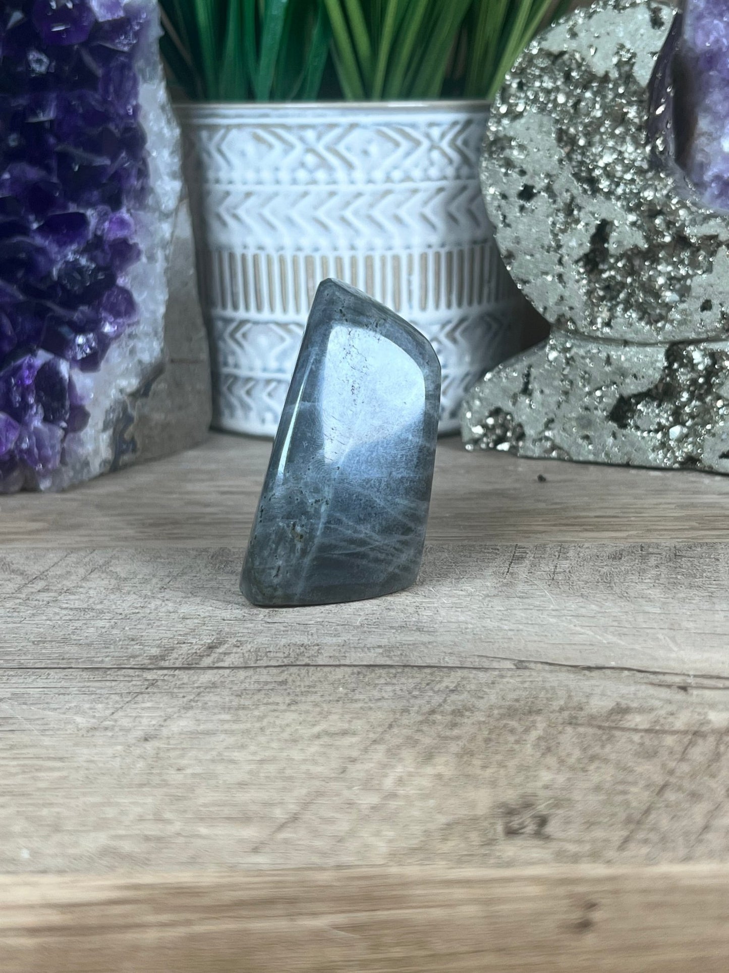 Polished Purple Labradorite Freeform 148g - Purple Door Alchemy