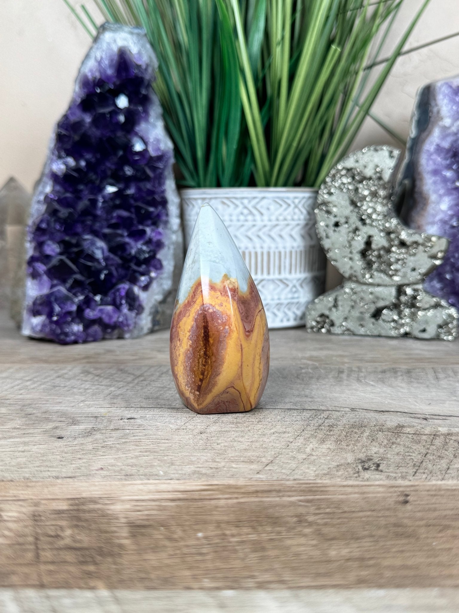 Polychrome Desert Jasper Flame 3.1in - Purple Door Alchemy