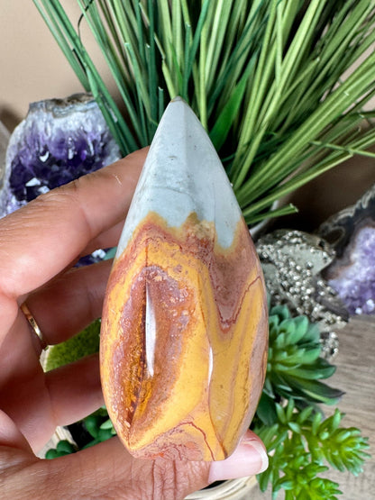 Polychrome Desert Jasper Flame 3.1in - Purple Door Alchemy