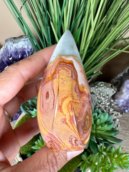 Polychrome Desert Jasper Flame 3.1in - Purple Door Alchemy