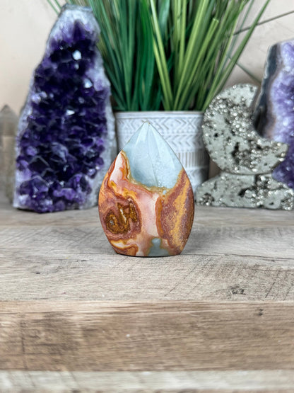 Polychrome Desert Jasper Flame 3.1in - Purple Door Alchemy
