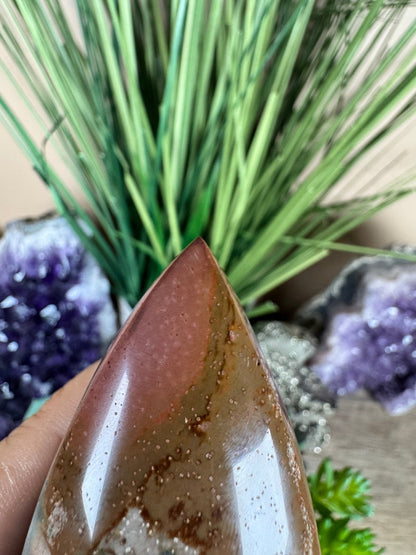 Polychrome Desert Jasper Flame 3.3in - Purple Door Alchemy