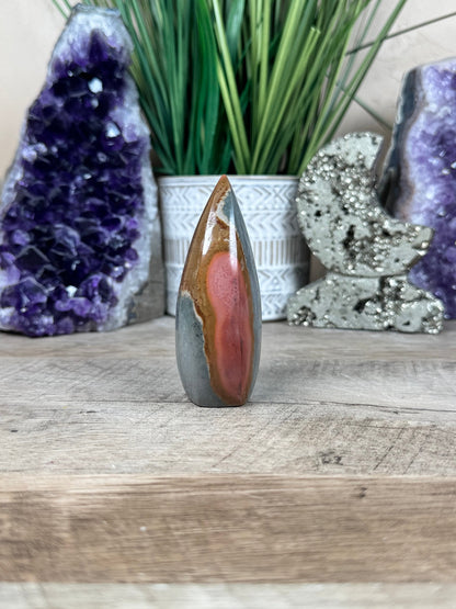 Polychrome Desert Jasper Flame 3.3in - Purple Door Alchemy