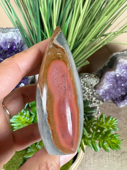 Polychrome Desert Jasper Flame 3.3in - Purple Door Alchemy