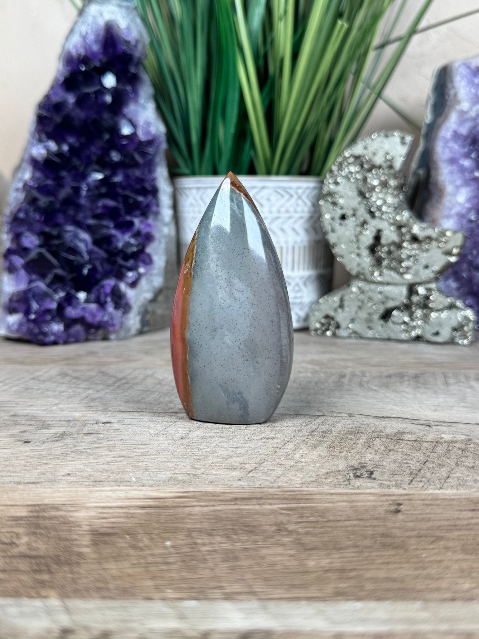 Polychrome Desert Jasper Flame 3.3in - Purple Door Alchemy