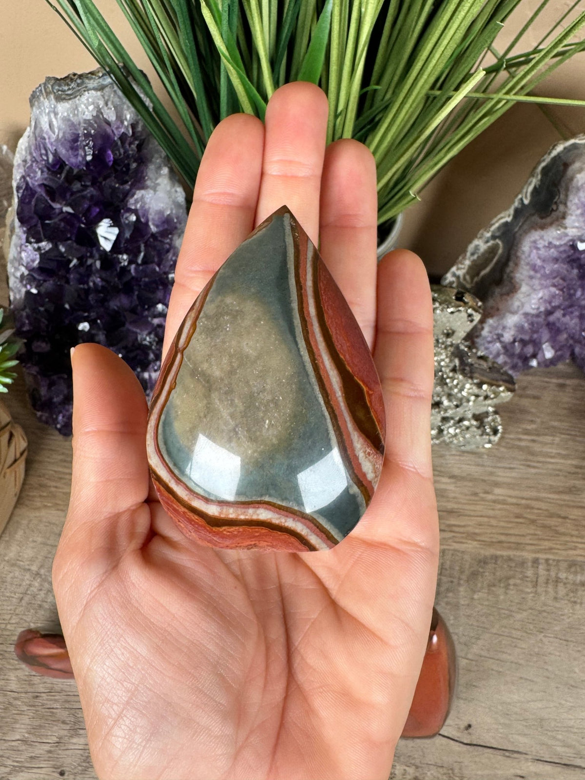 Polychrome Desert Jasper Flame - Purple Door Alchemy