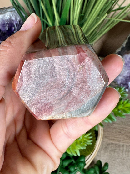 Polychrome Desert Jasper Point 105mm, 4in - Purple Door Alchemy