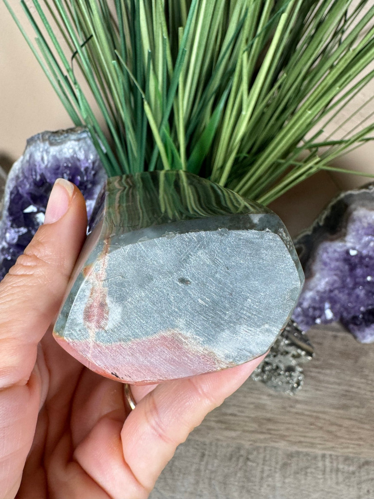 Polychrome Desert Jasper Point 115mm/4.5in - Purple Door Alchemy