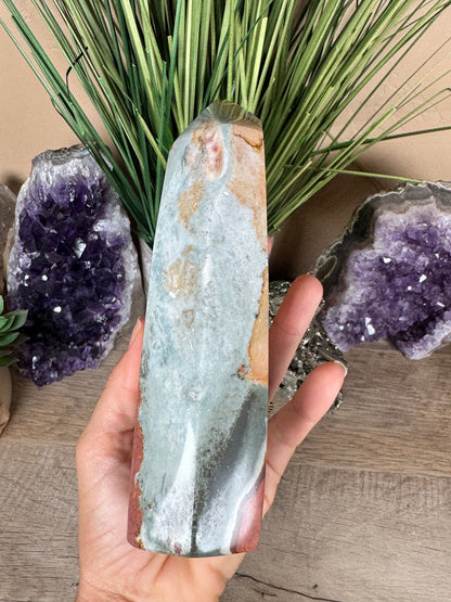 Polychrome Desert Jasper Point 167mm/6.57in - Purple Door Alchemy