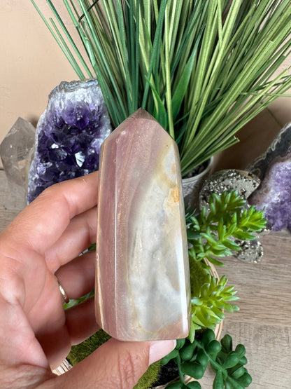 Polychrome Desert Jasper Point 95mm, 3.74in - Purple Door Alchemy