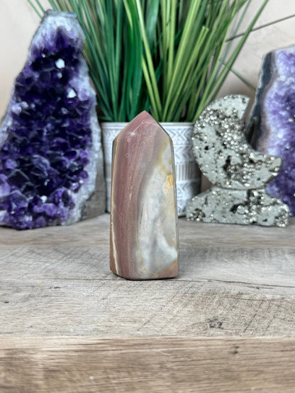 Polychrome Desert Jasper Point 95mm, 3.74in - Purple Door Alchemy