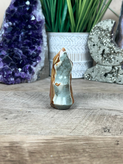 Polychrome Jasper Flame 2.8in - Purple Door Alchemy