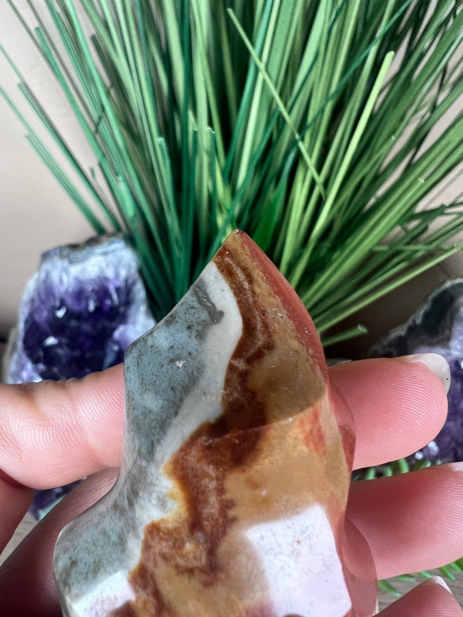 Polychrome Jasper Flame 2.8in - Purple Door Alchemy