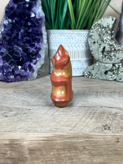 Polychrome Jasper Flame 2.8in - Purple Door Alchemy