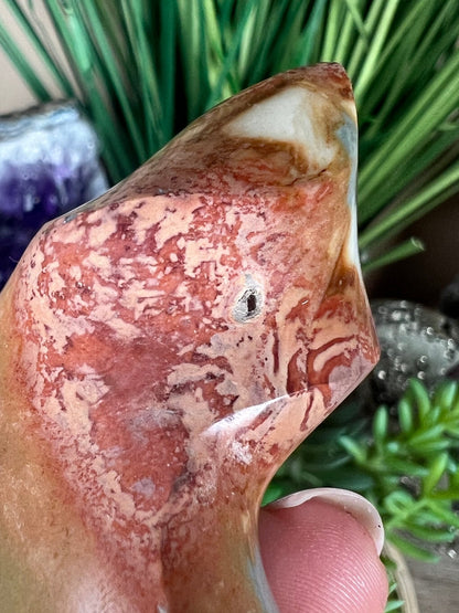 Polychrome Jasper Flame 3.2in - Purple Door Alchemy