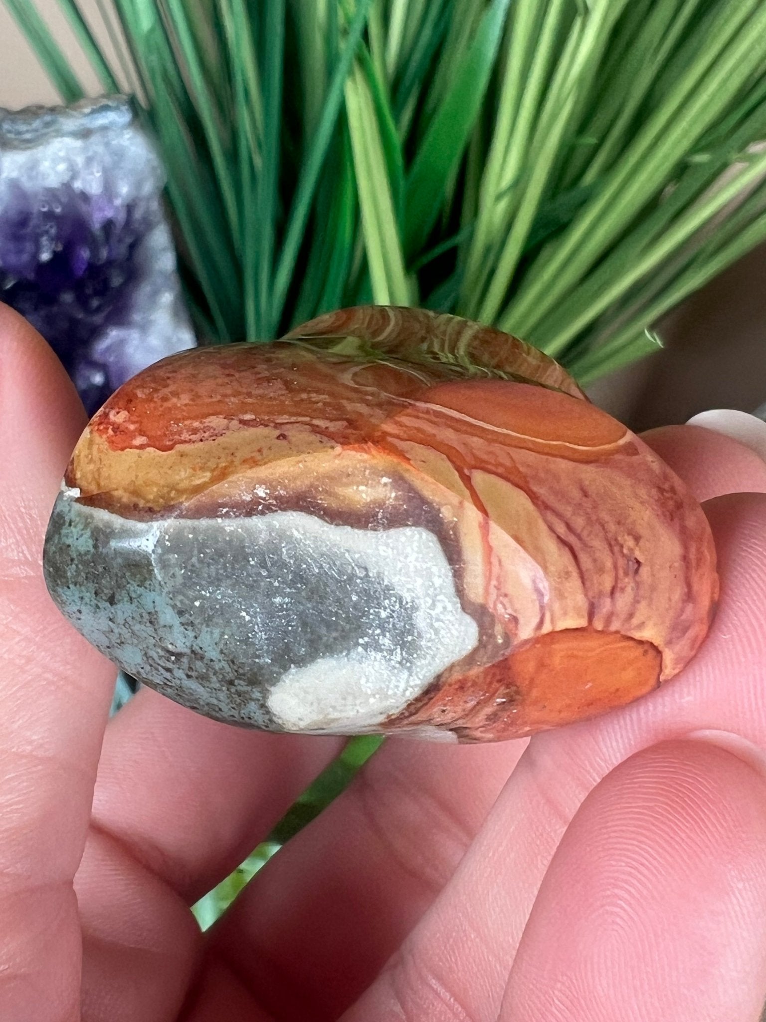 Polychrome Jasper Flame 3in - Purple Door Alchemy