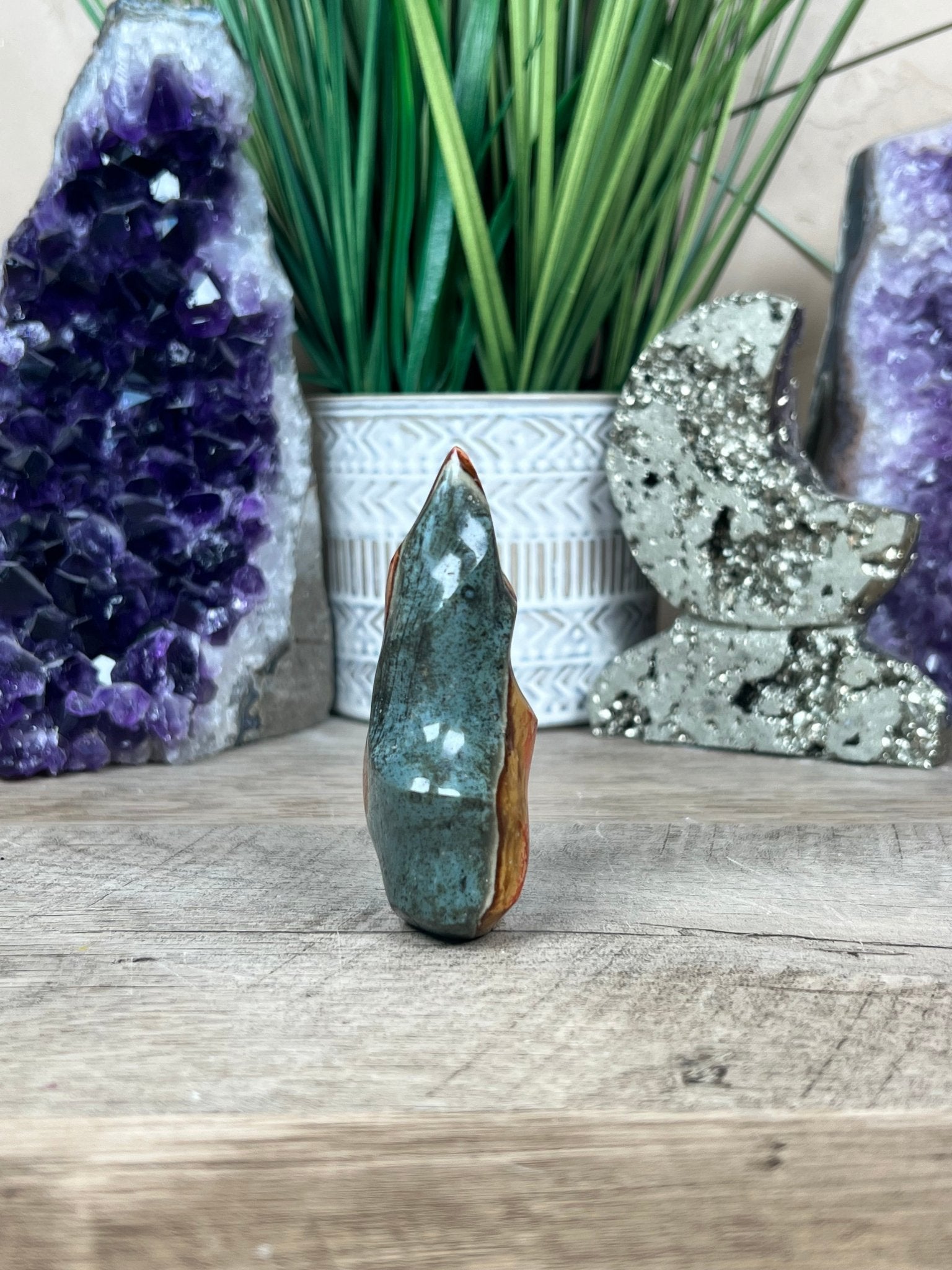 Polychrome Jasper Flame 3in - Purple Door Alchemy