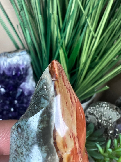 Polychrome Jasper Flame 3in - Purple Door Alchemy