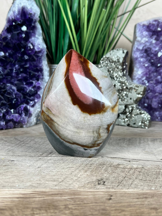 Polychrome Jasper Flame 4.1 Inch - Purple Door Alchemy
