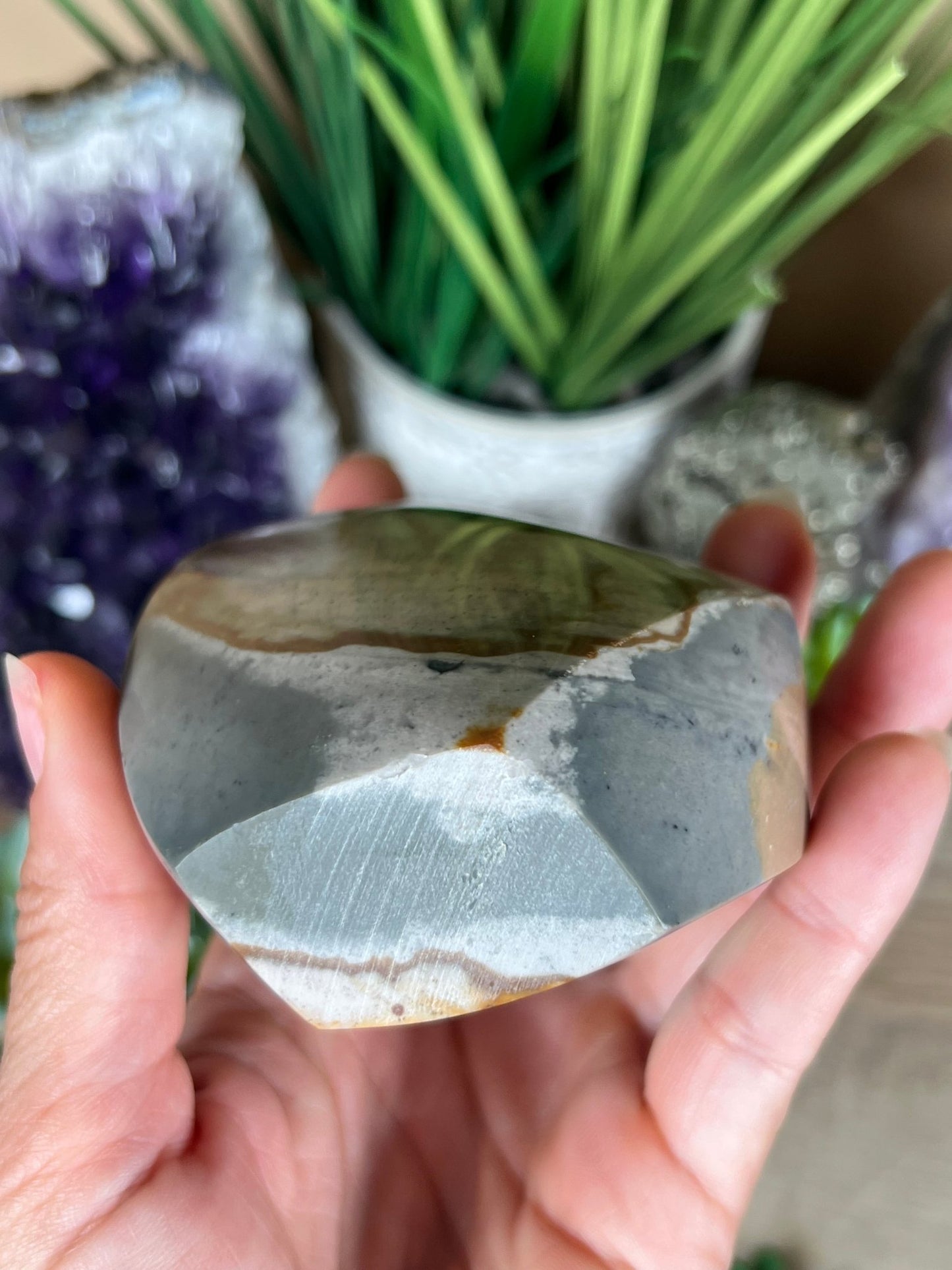 Polychrome Jasper Flame 4.1 Inch - Purple Door Alchemy