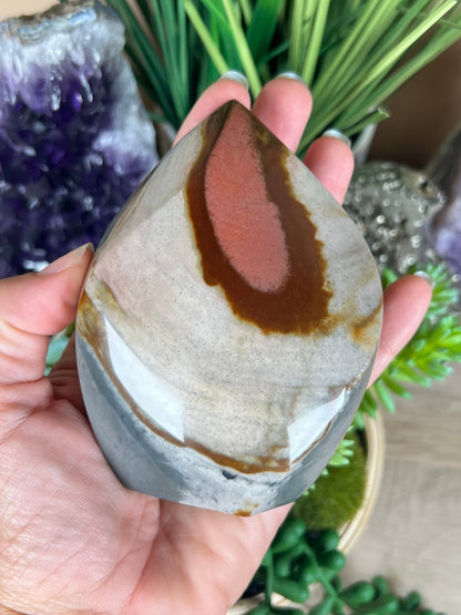 Polychrome Jasper Flame 4.1 Inch - Purple Door Alchemy