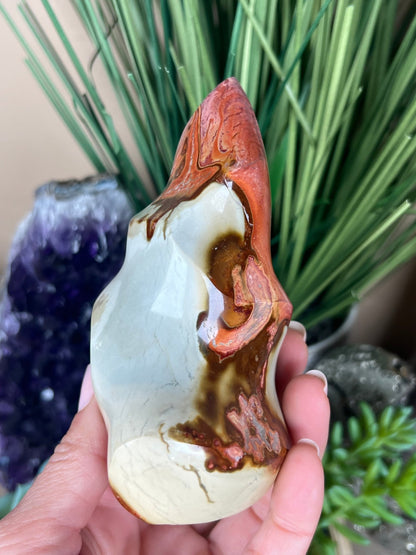 Polychrome Jasper Flame 4.35in - Purple Door Alchemy