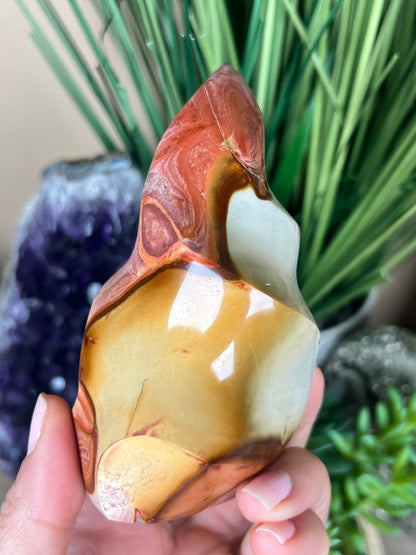 Polychrome Jasper Flame 4.35in - Purple Door Alchemy