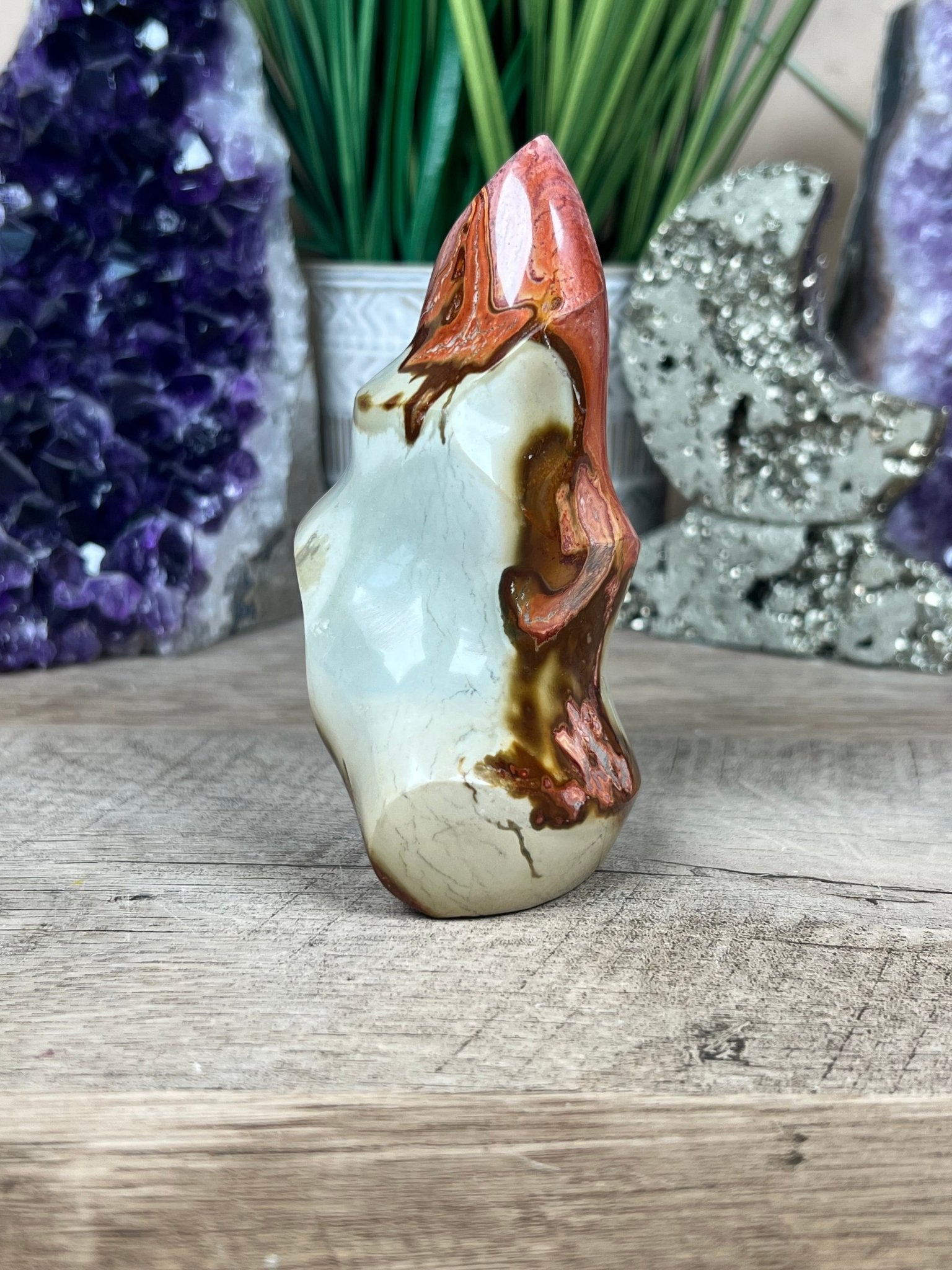 Polychrome Jasper Flame 4.35in - Purple Door Alchemy